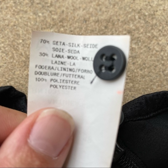 Armani Collezioni Floral Silk Wool Blend Skirt - Picture 7 of 8